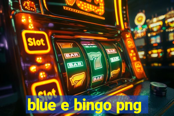 blue e bingo png